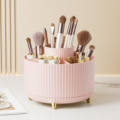 Organizador Giratorio 360° para Brochas de Maquillaje