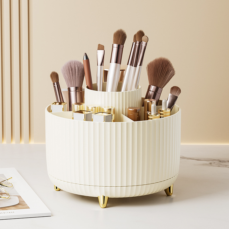 Organizador Giratorio 360° para Brochas de Maquillaje