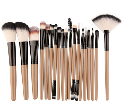 Set de Pinceles de Maquillaje Profesional – 18 Piezas