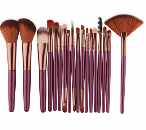 Set de Pinceles de Maquillaje Profesional – 18 Piezas